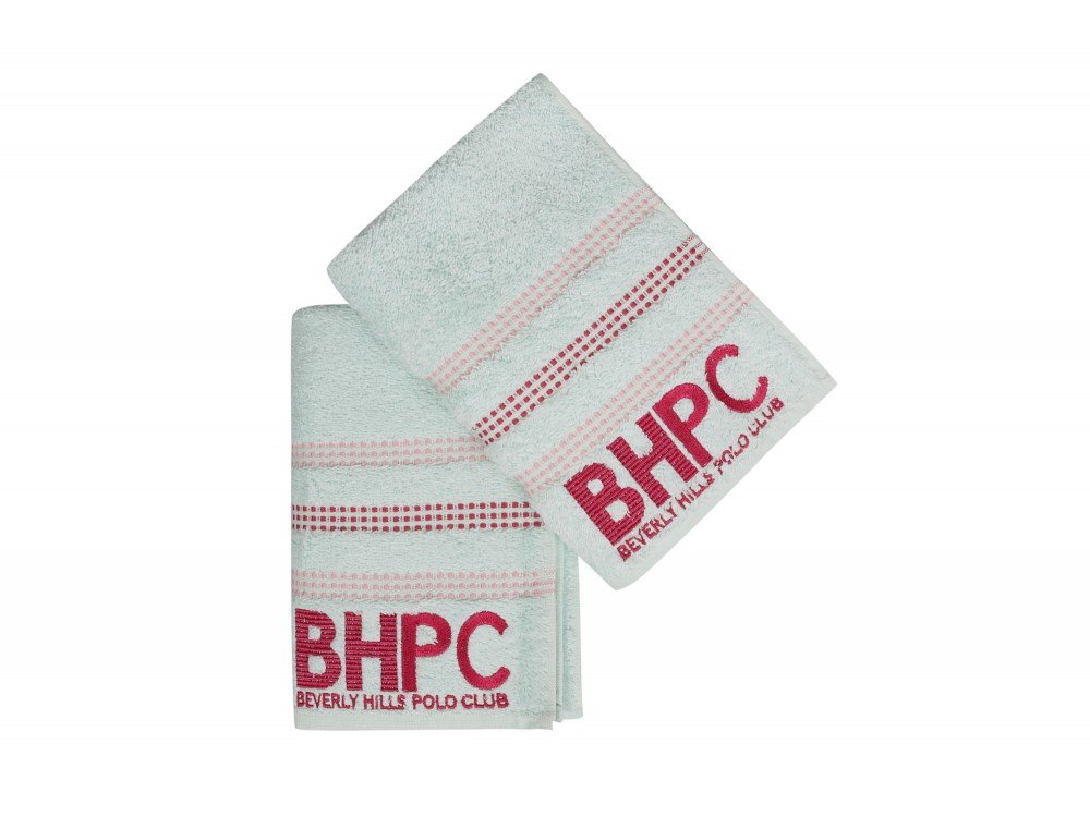 Набір рушників Beverly Hills Polo Club - 355BHP1606 Botanik Mint 50*90+70*140 - фото 3