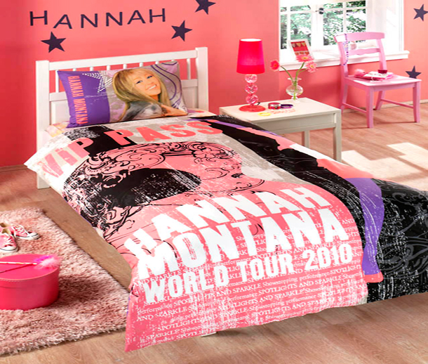 Постільна білизна Tac Disney - Hannah Montana Star 160*220 підліткове