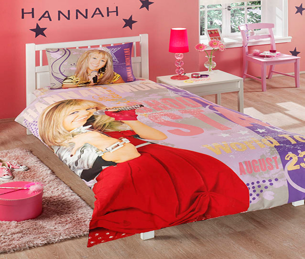 Постільна білизна Tac Disney - Hannah Montana Star 160*220 підліткове - фото 2