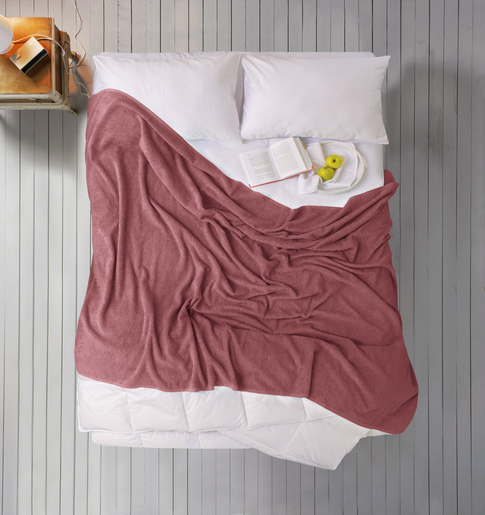 Простирадло Iris Home махрове - Renaissance rose 190*220