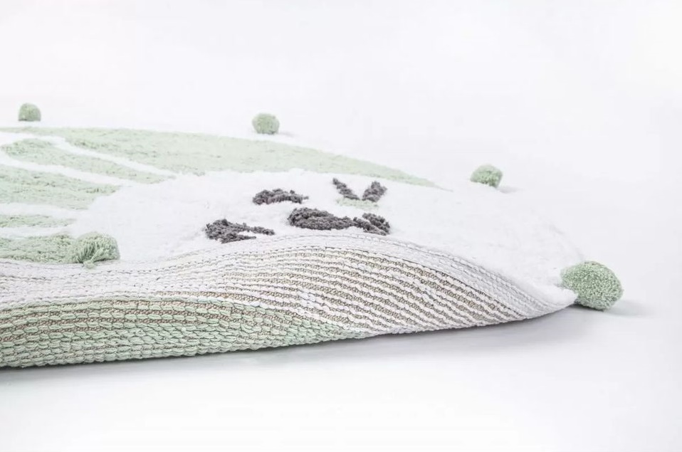 Килимок в дитячу кімнату Irya - Bunny mint ментоловий 110*110 - фото 3