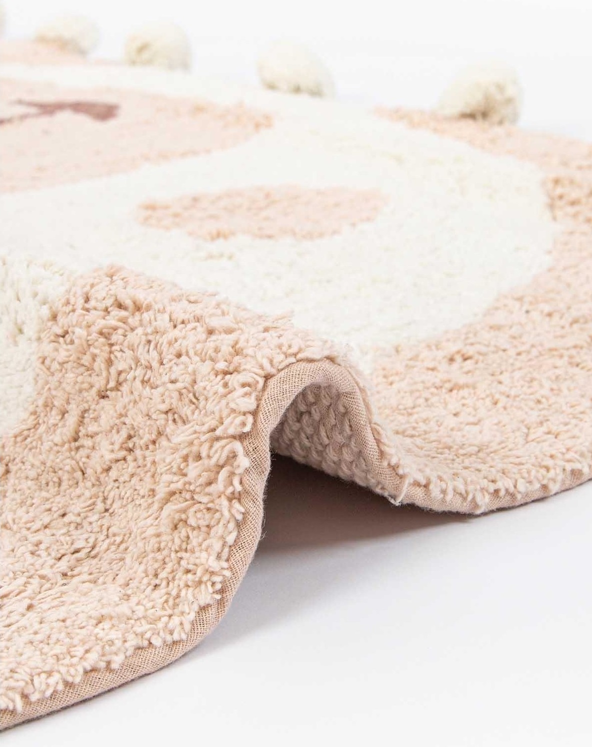 Килимок в дитячу кімнату Irya - Teddy krem кремовий 80*150 - фото 4