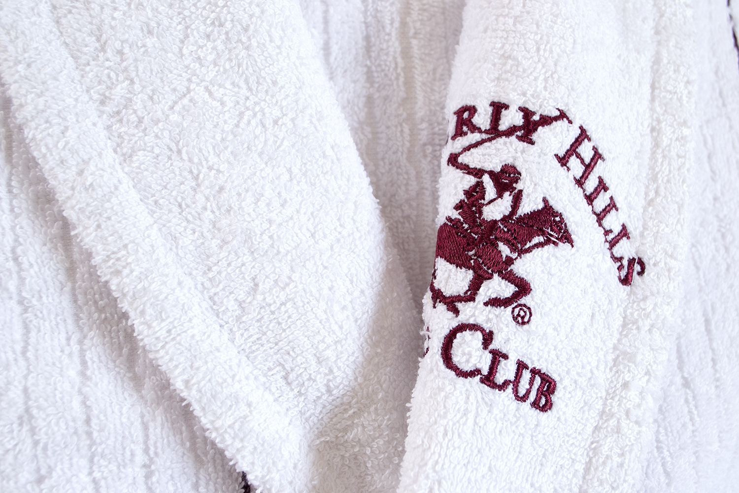 Халат Beverly Hills Polo Club - 355BHP1716 XS/S maroon - фото 5