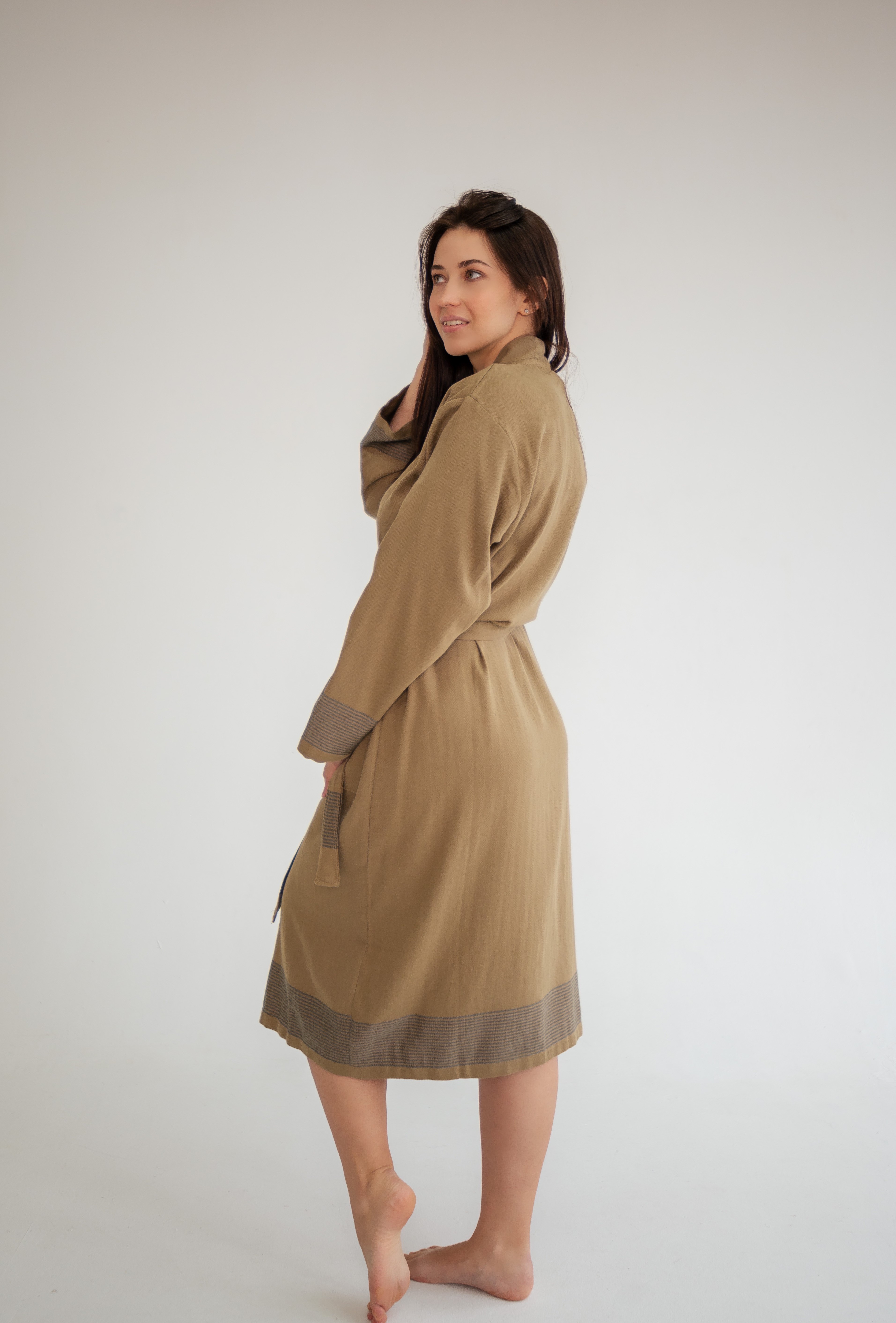 Халат Buldans - Sera khaki S/M - фото 4
