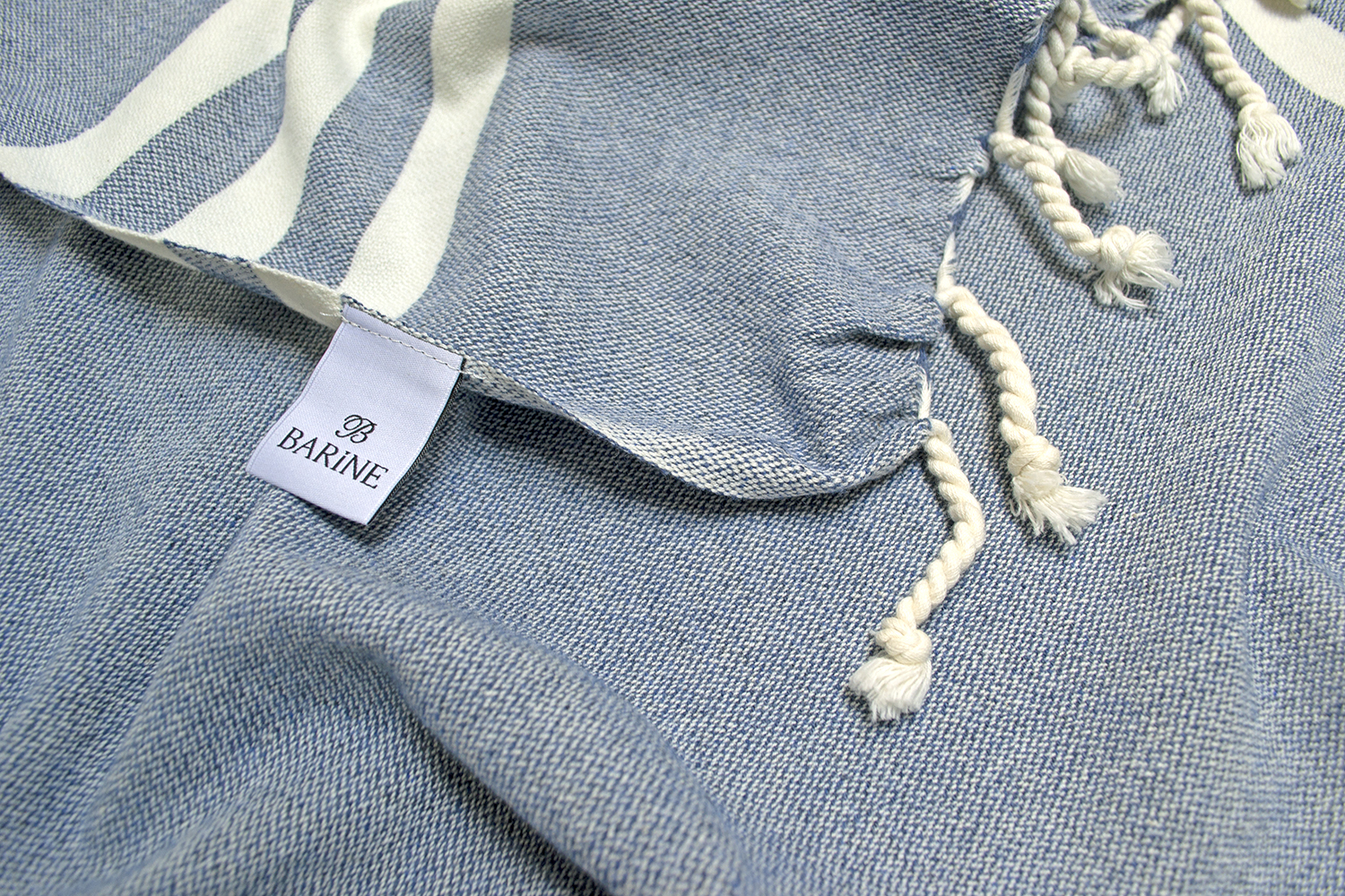 Плед-накидка Barine - Ege Denim синій 120*165 - фото 3