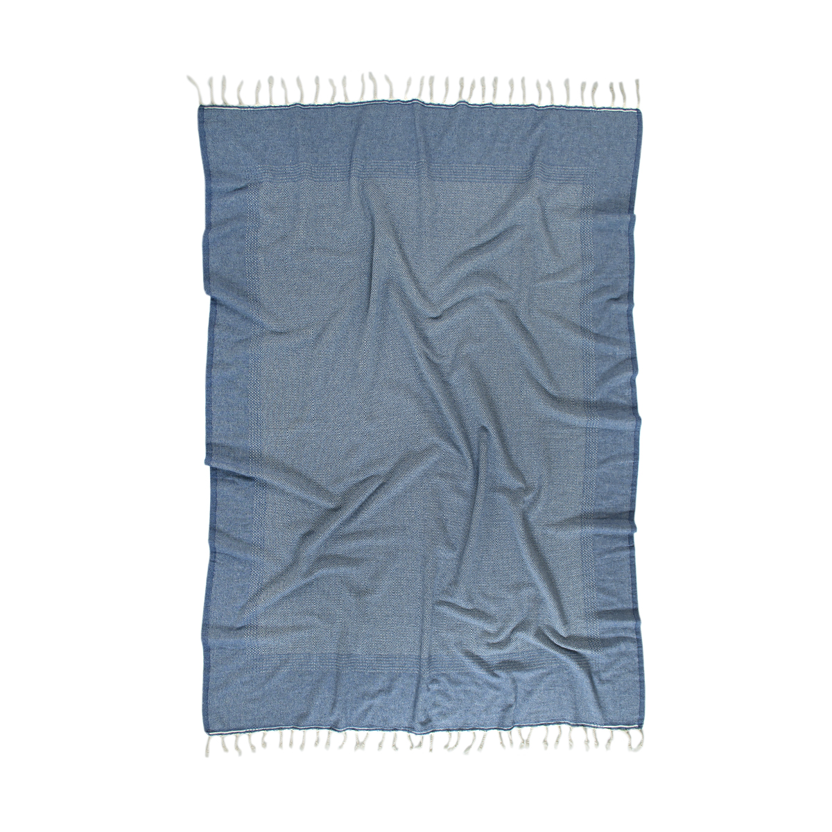 Плед-накидка Barine - Tan Throw denim синій 125*180