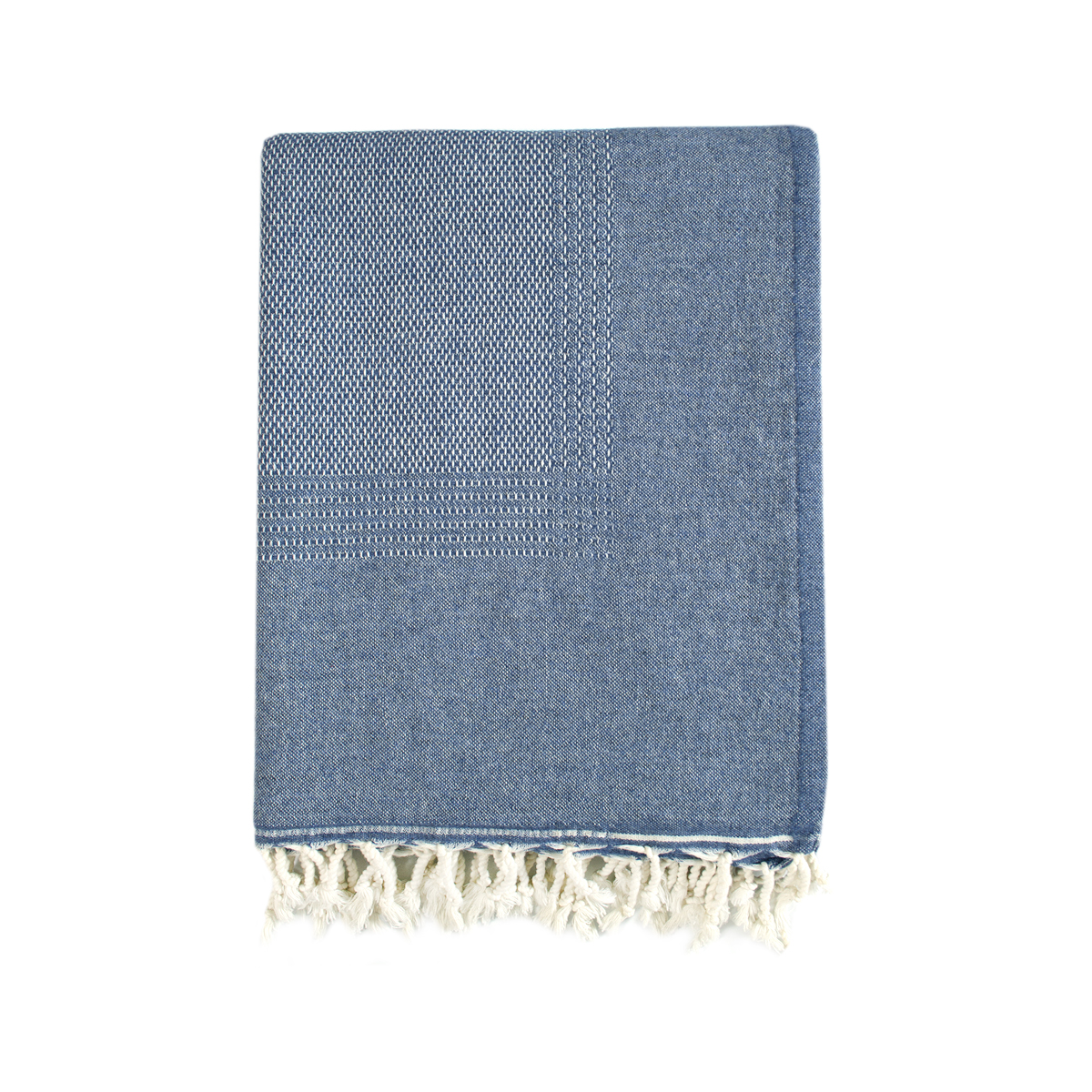 Плед-накидка Barine - Tan Throw denim синій 125*180 - фото 2