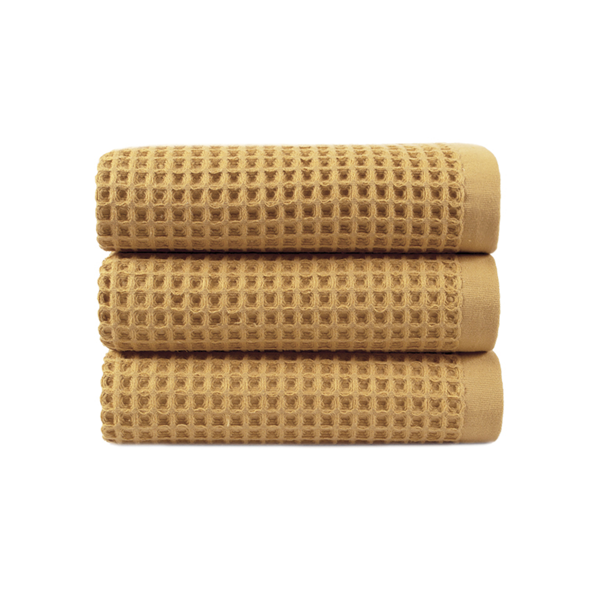 Рушник Lotus Home - Waffle mustard гірчичний 70*140