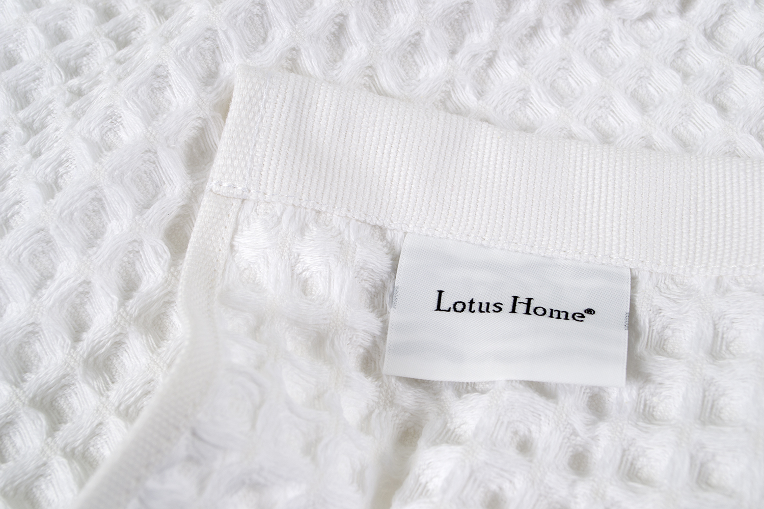 Рушник Lotus Home - Waffle white білий 70*140 - фото 4