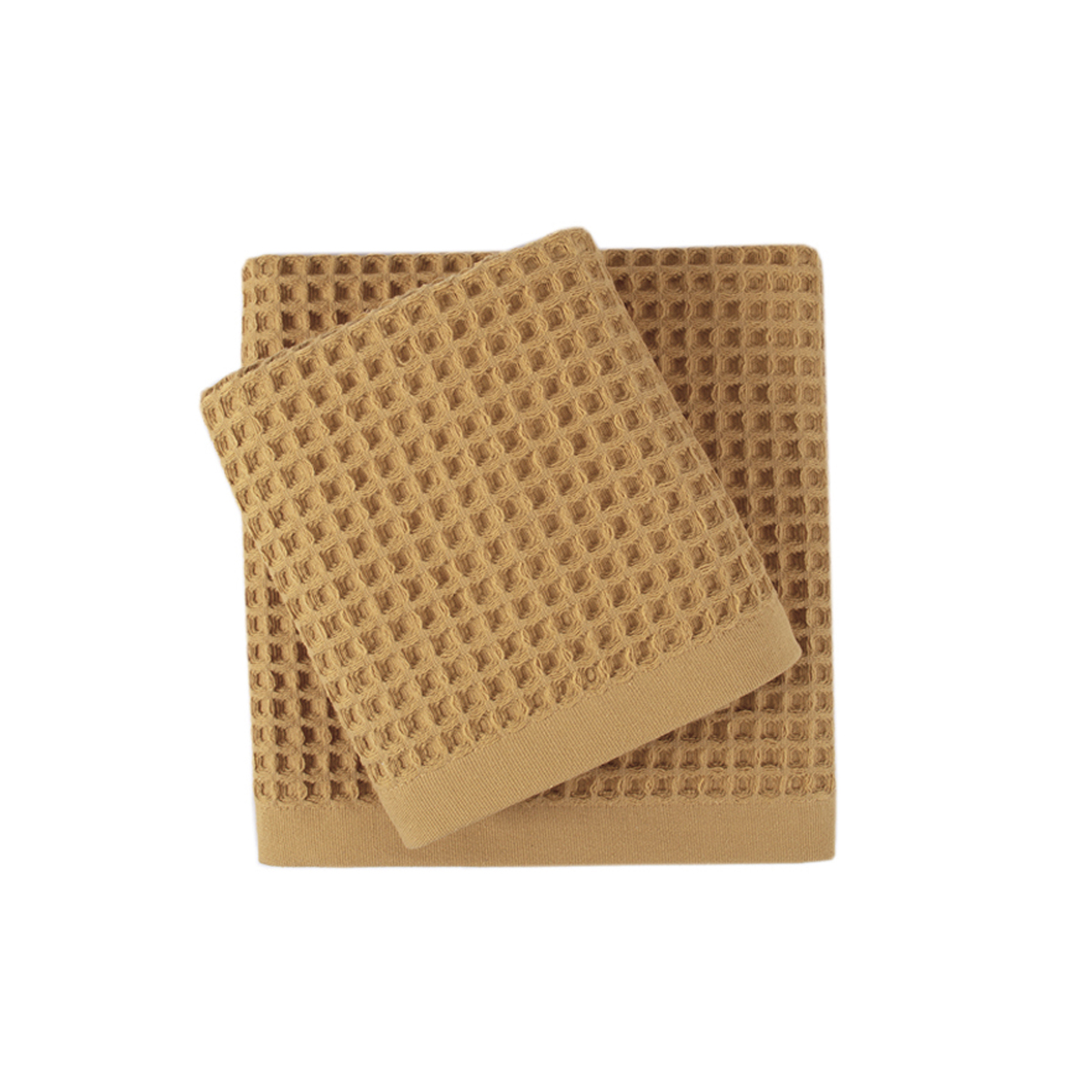 Рушник Lotus Home - Waffle mustard гірчичний 50*90 - фото 2
