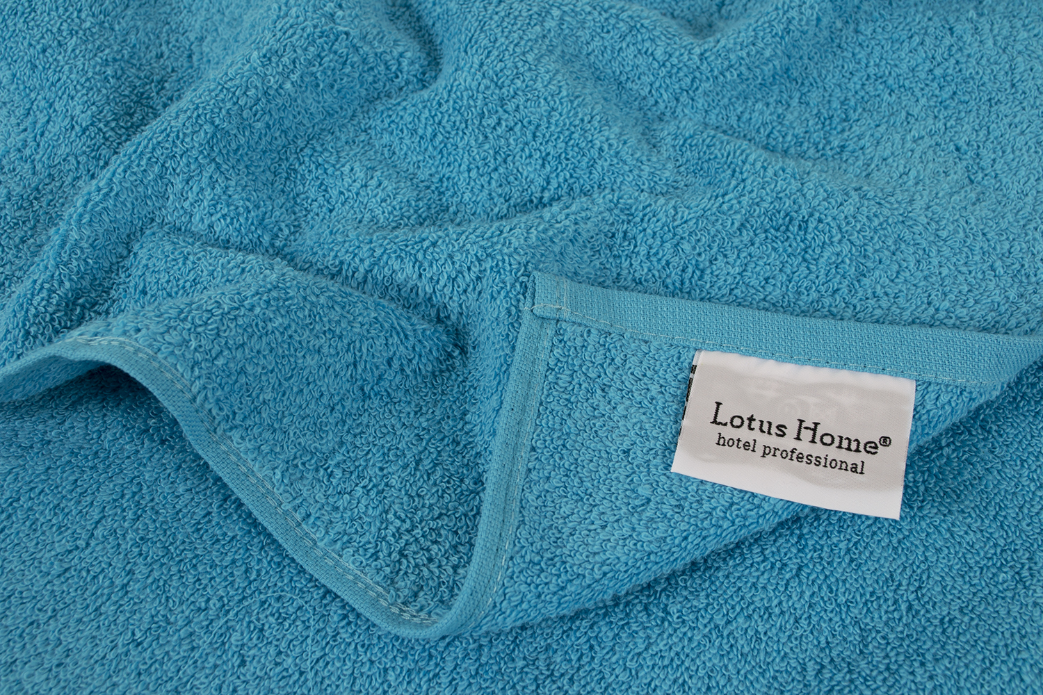 Рушник Lotus Home - Hotel Basic блакитний 50*90 (16/1) 450 г/м² - фото 4
