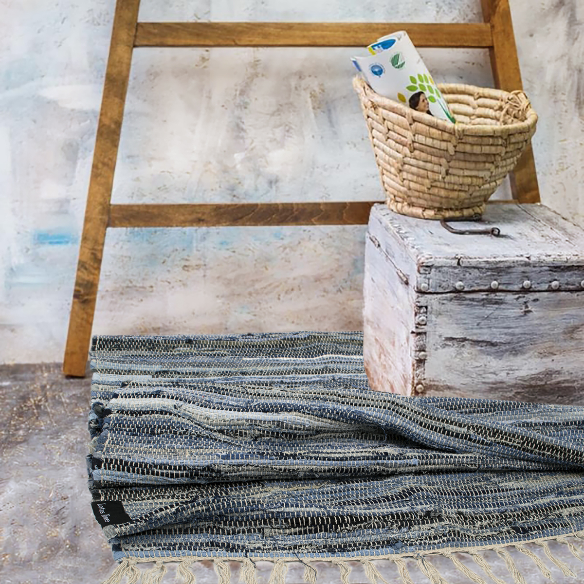 Килим Lotus Home - Surrey denim 80*250 - фото 9