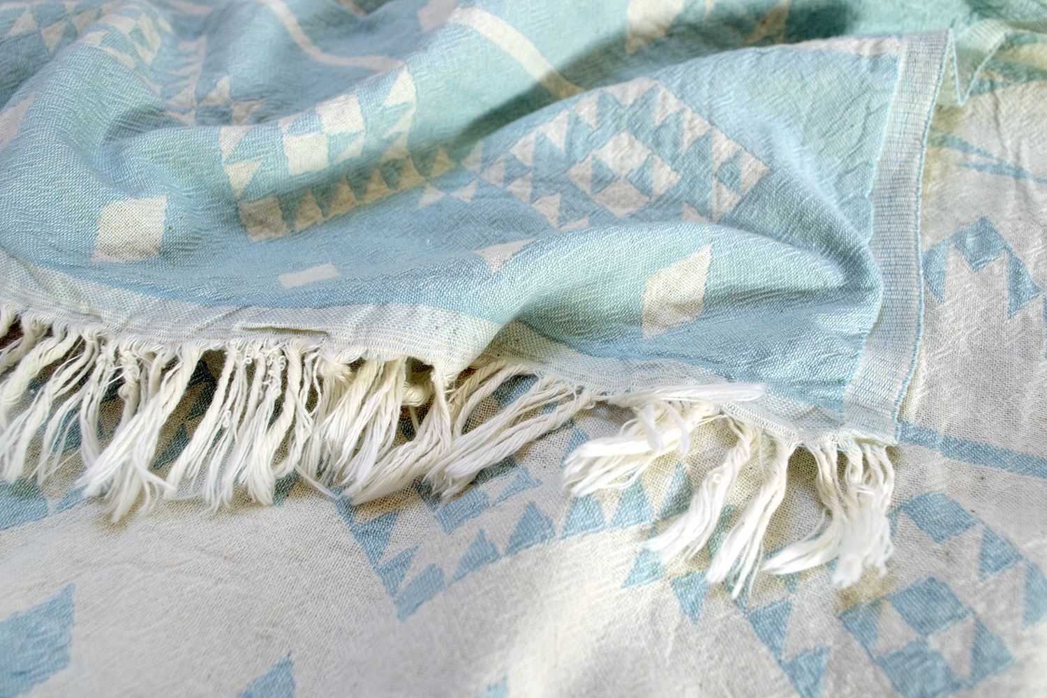 Покривало Barine - Kilim Throw Mint 130*170 ментоловий - фото 3