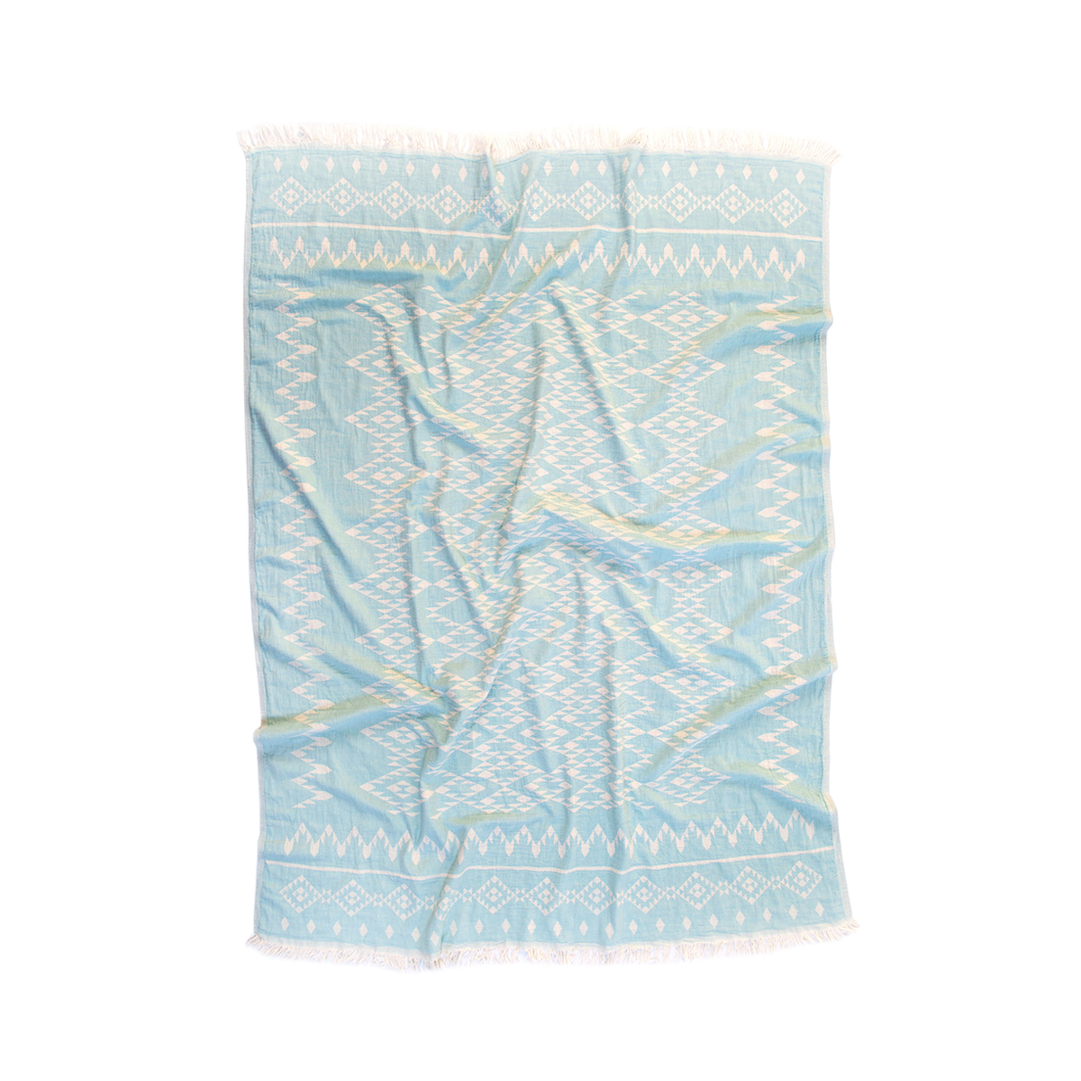 Покривало Barine - Kilim Throw Mint 130*170 ментоловий - фото 2