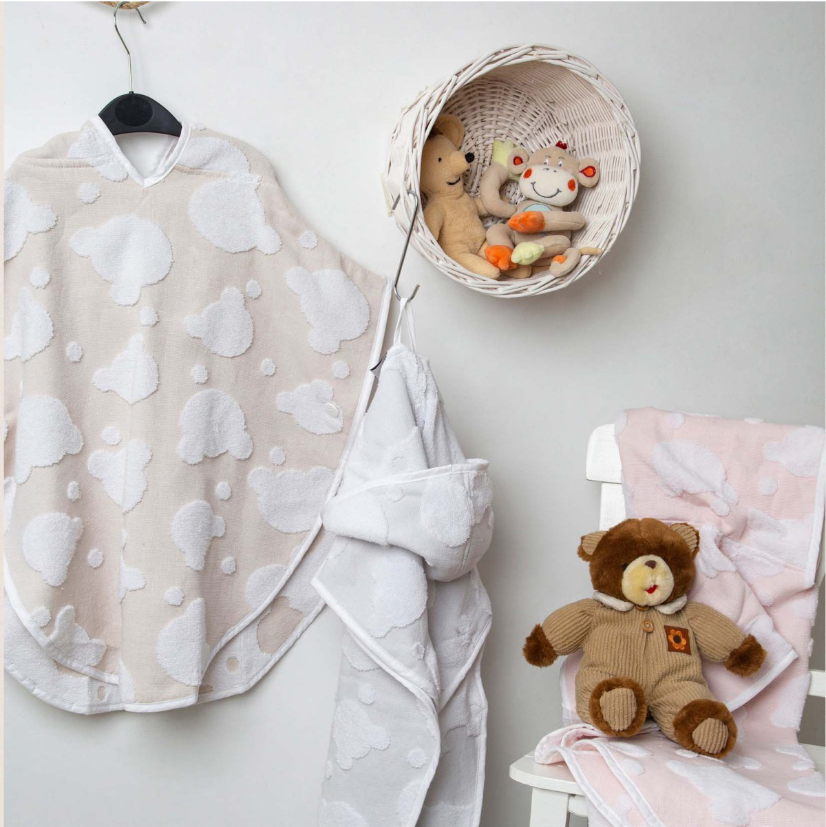 Пончо дитяче Irya - Bear gri Pancosu сірий - фото 2