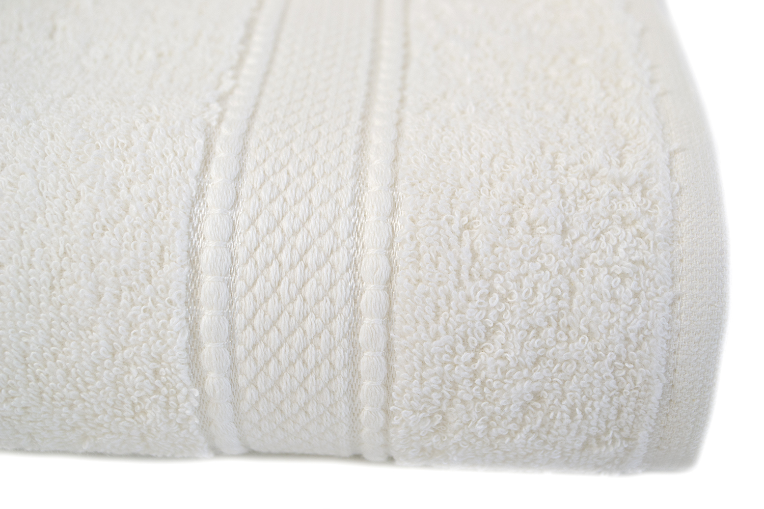 Рушник Karaca Home - Daily Soft offwhite молочний 70*140 - фото 3
