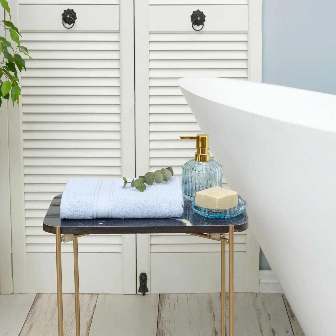 Рушник Karaca Home - Daily Soft buz mavisi блакитний 50*90 - фото 4