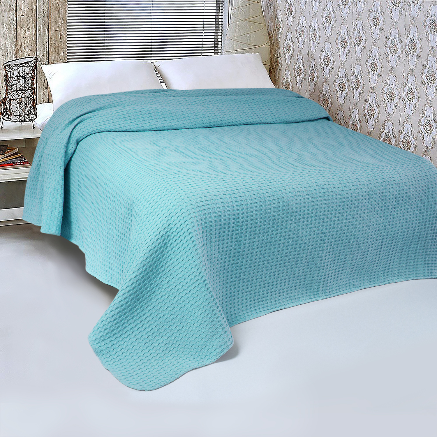 Покривало pike Lotus Home - Jessa turkuaz бірюзовий 200*235