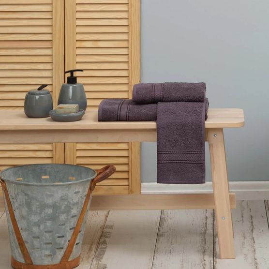 Рушник Karaca Home - Daily Soft antrasit антрацит 50*90 - фото 5