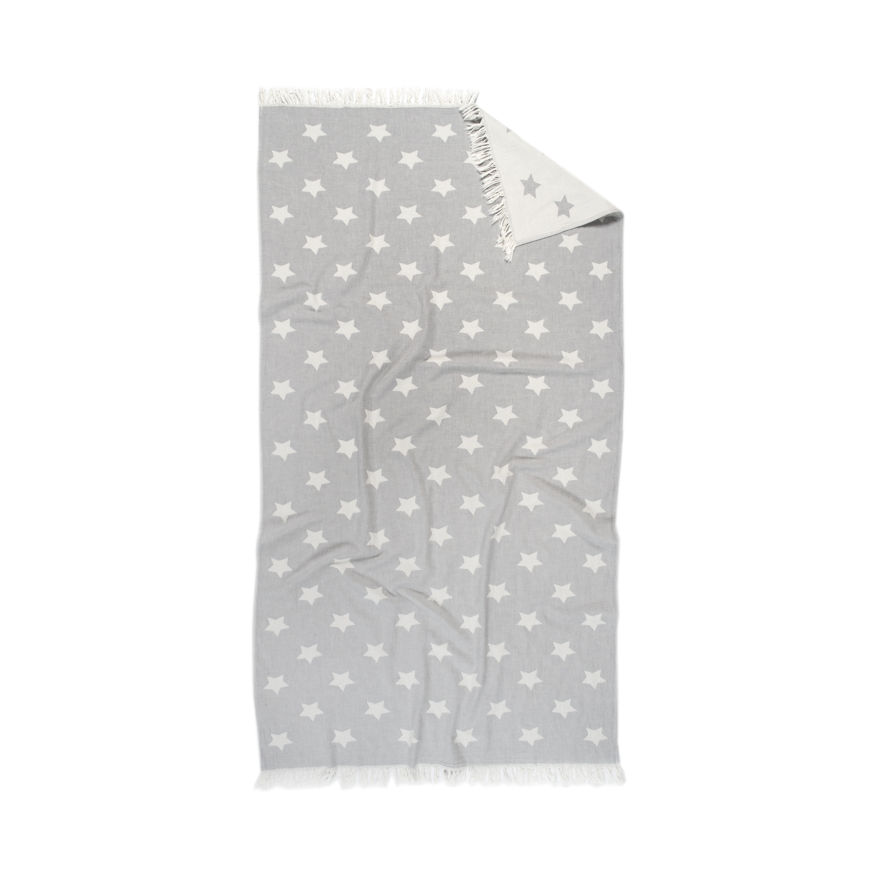 Рушник Lotus Home Pestemal - Star 90*160 grey сірий