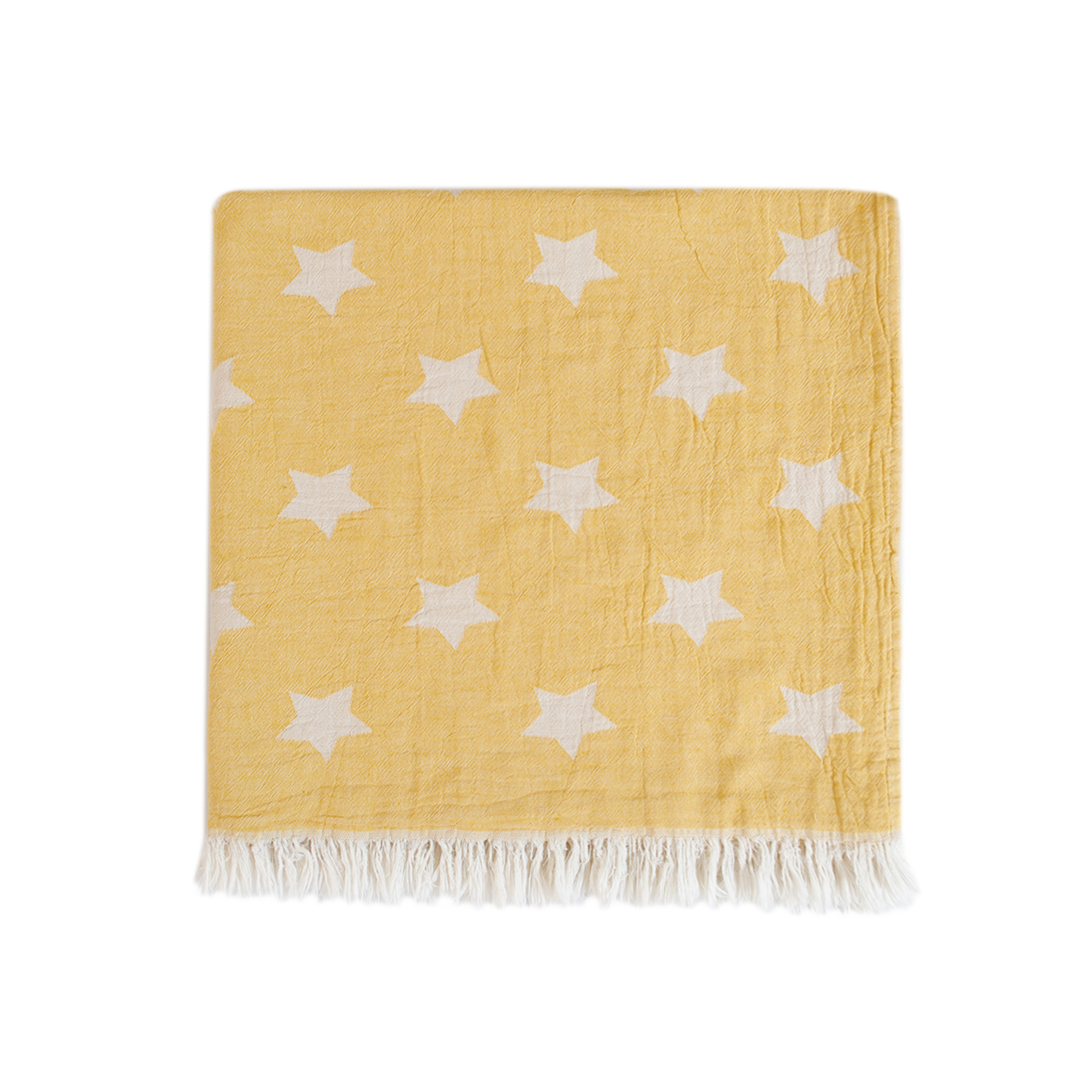 Рушник Lotus Home Pestemal - Star 90*160 saffron жовтий - фото 2