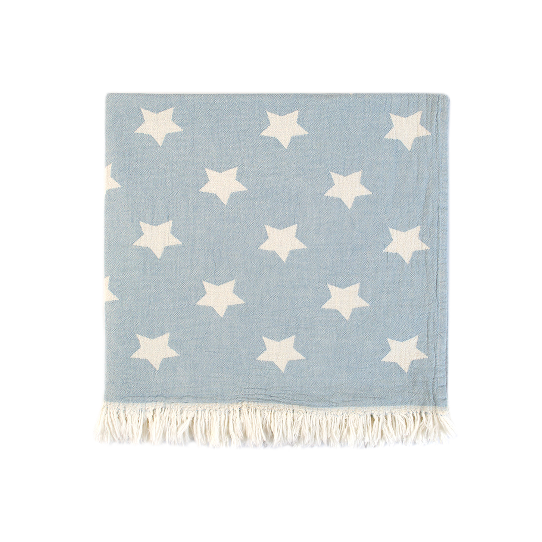 Рушник Lotus Home Pestemal - Star 90*160 teal блакитний - фото 2