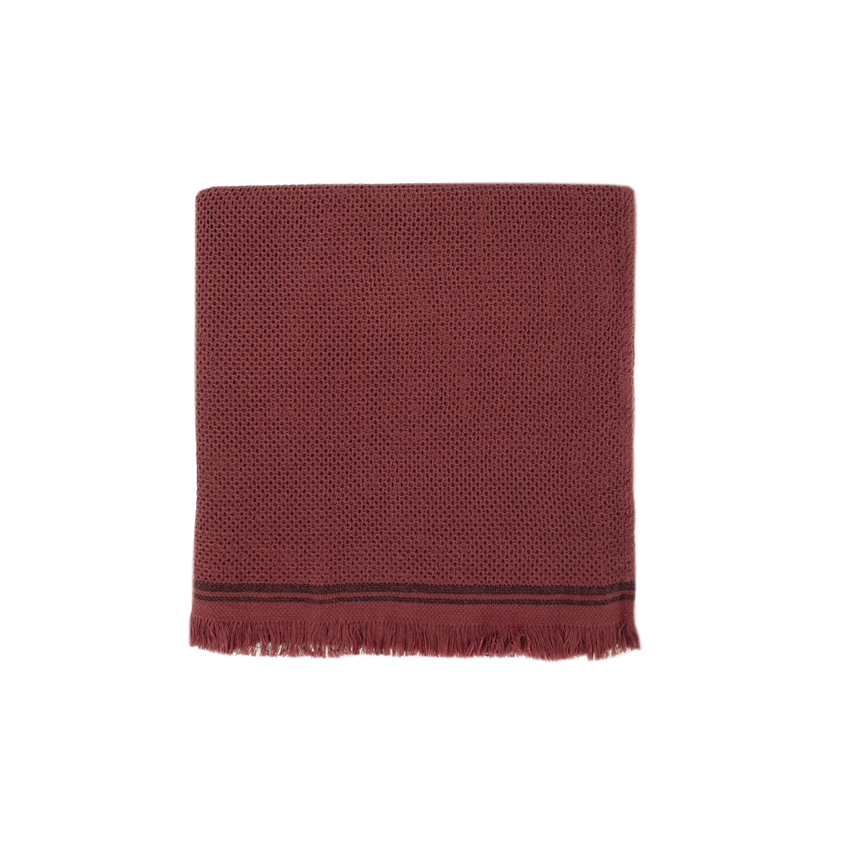 Рушник махровий Buldans - Parga (Patara) burnt bordo бордовий 80*160
