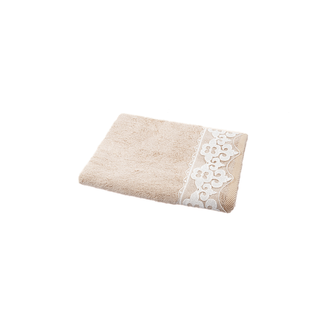 Рушник бамбуковий Maxstyle - Damask кавовий 50*90