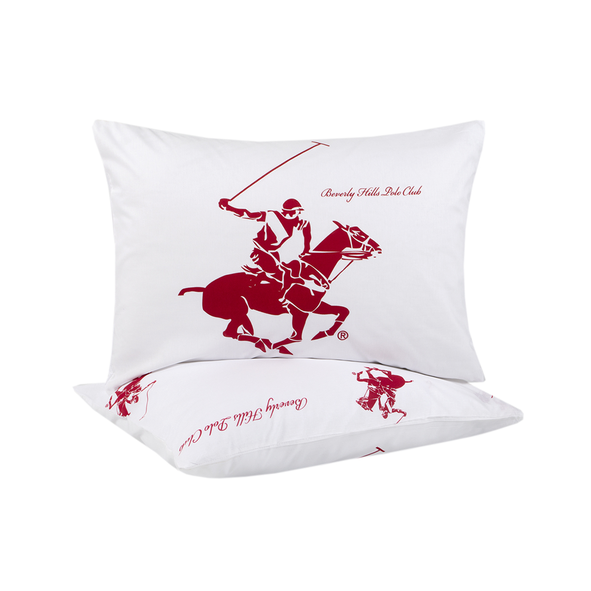 Наволочки Beverly Hills Polo Club - BHPC 004 Red 50*70 (2 од)