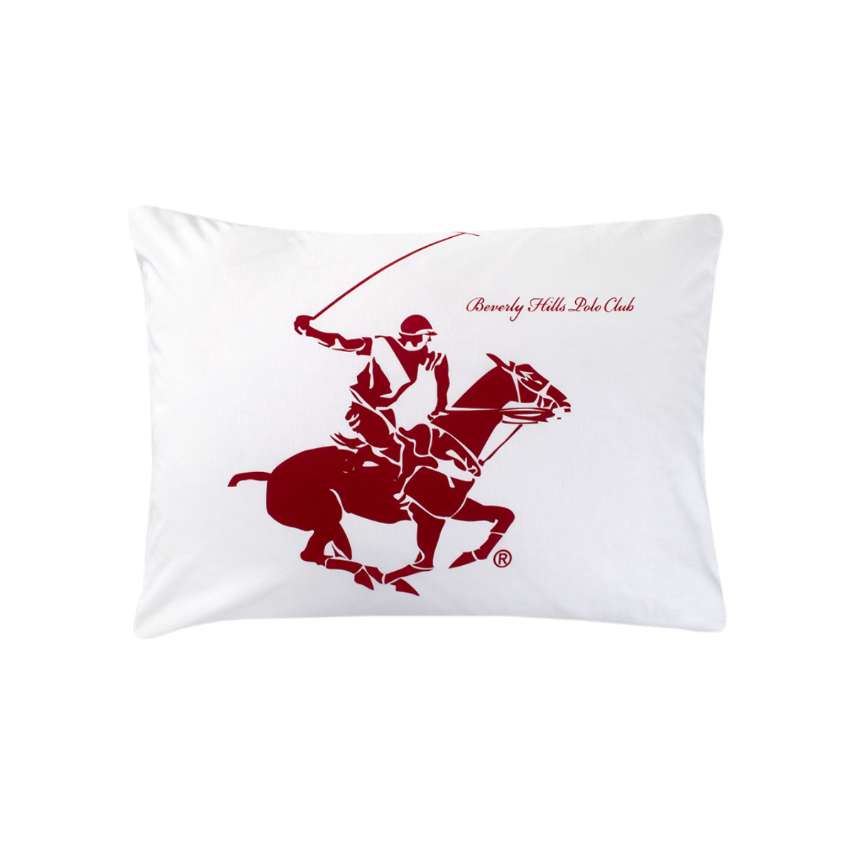Наволочки Beverly Hills Polo Club - BHPC 004 Red 50*70 (2 од) - фото 2