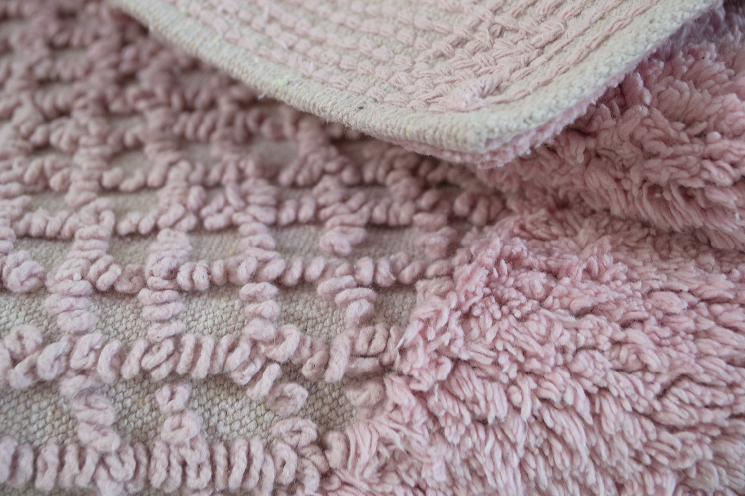 Килимок Irya - Waffles pink 50*80 - фото 4