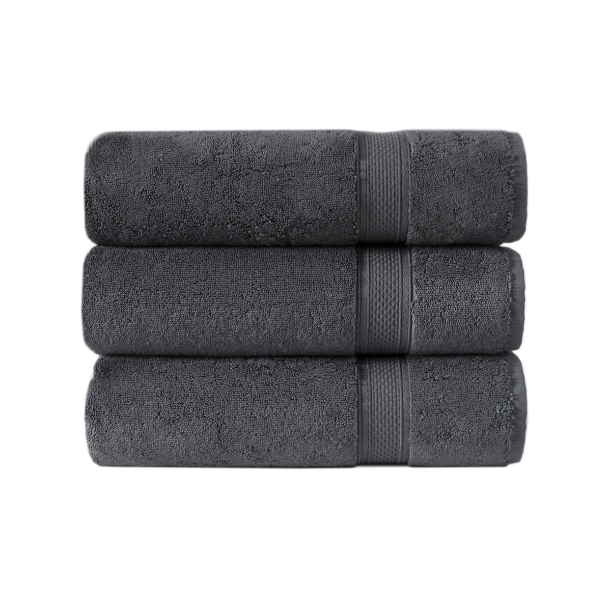 Рушник махровий Lotus Home - Grand soft twist antrasit антрацит 50*90