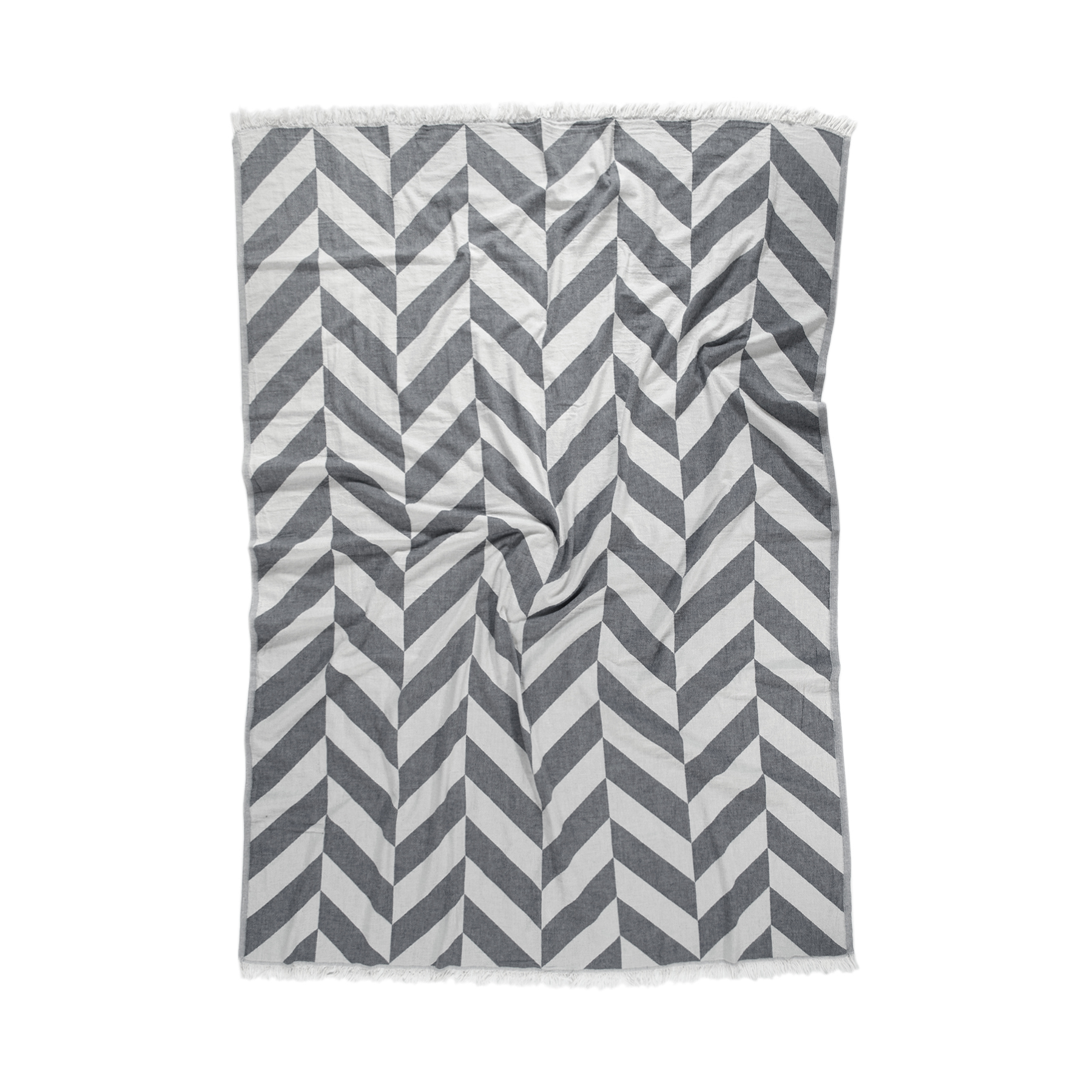Плед-накидка Barine - Fishbone Throw Black 130*180