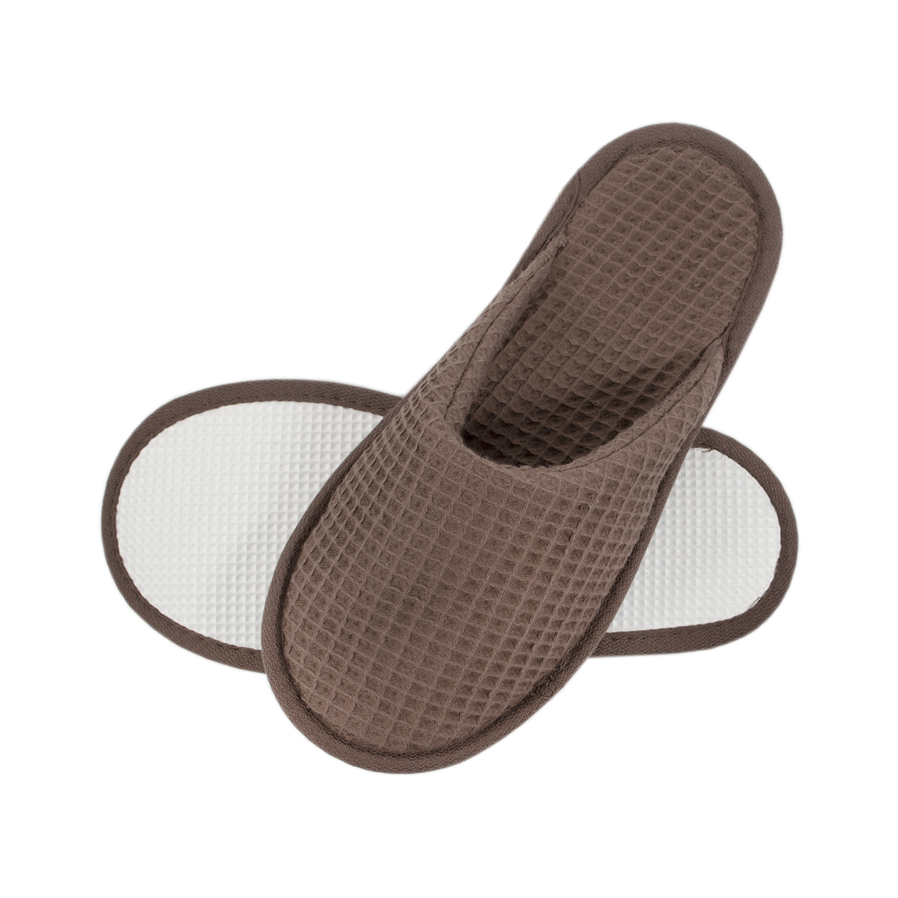 Капці Lotus Home - Waffle brown коричневий - фото 3