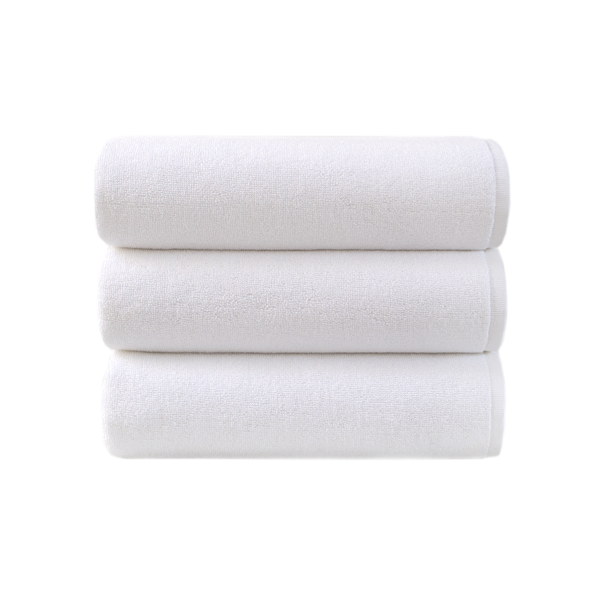 Рушник махровий Lotus Home - Total soft white білий 50*90 (20/2) 500 г/м²