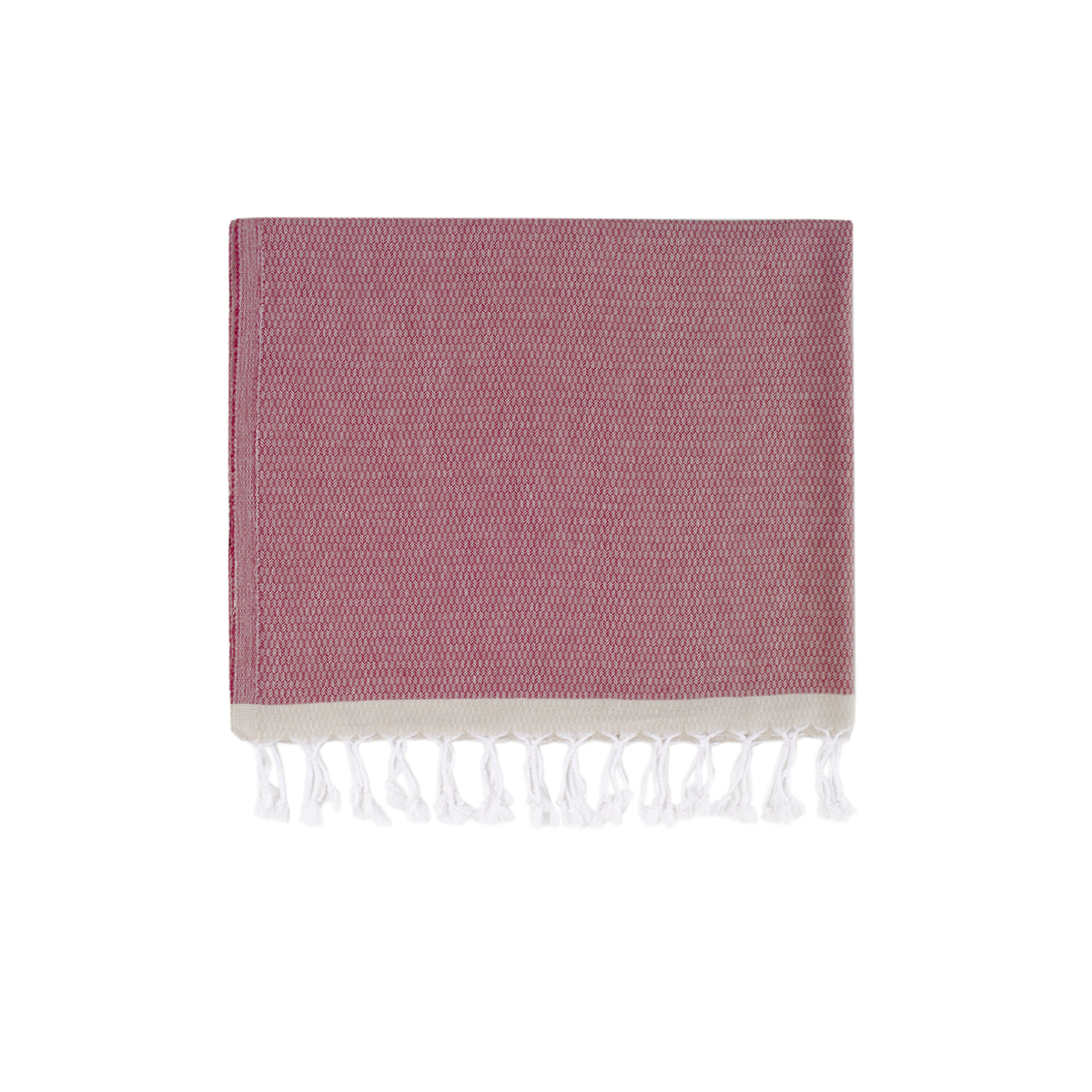 Рушник Barine Pestemal - Basak 95*165 Marsala-Beige марсала-бежевий - фото 2