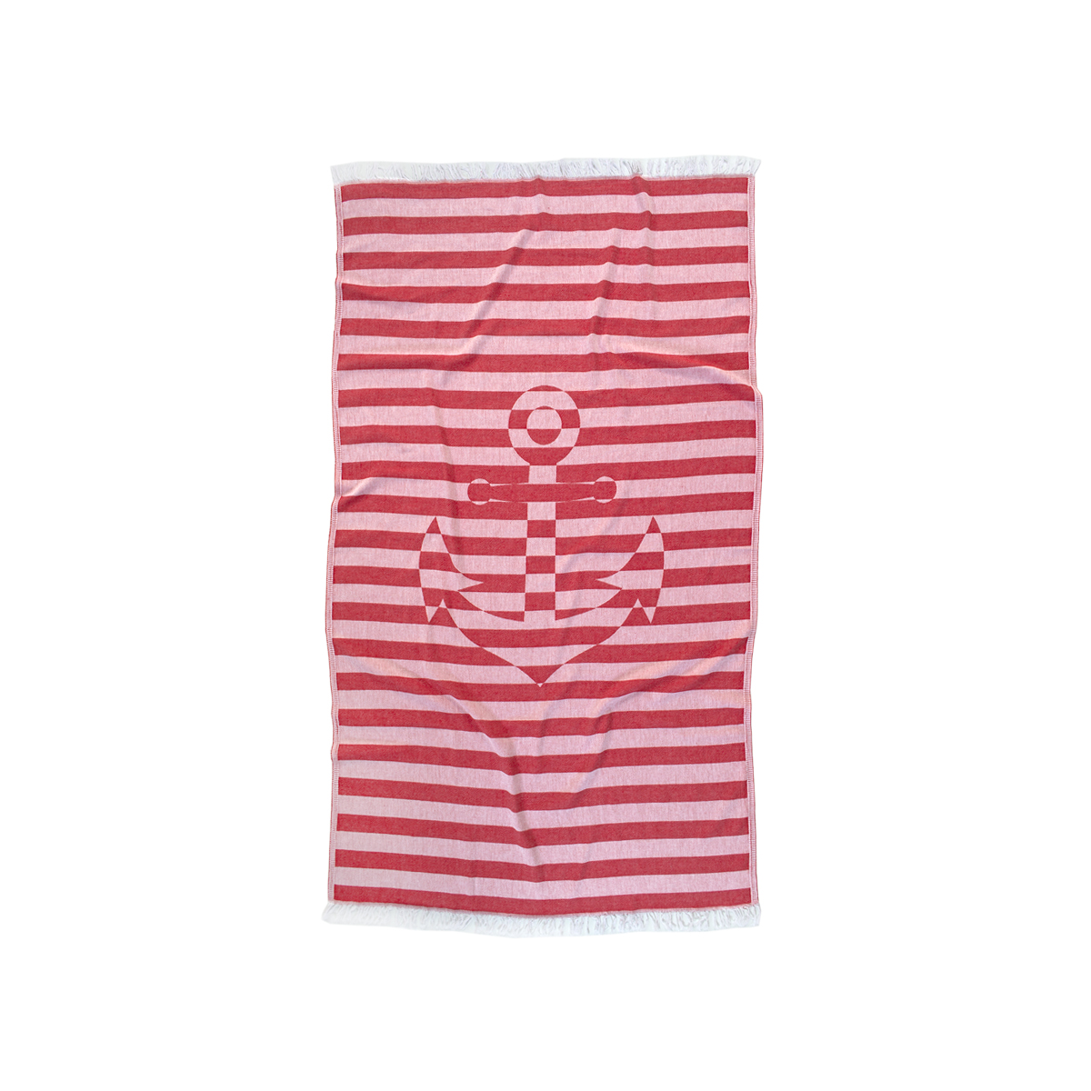 Рушник Barine Pestemal - Undercover Anchor 95*175 Red червоний