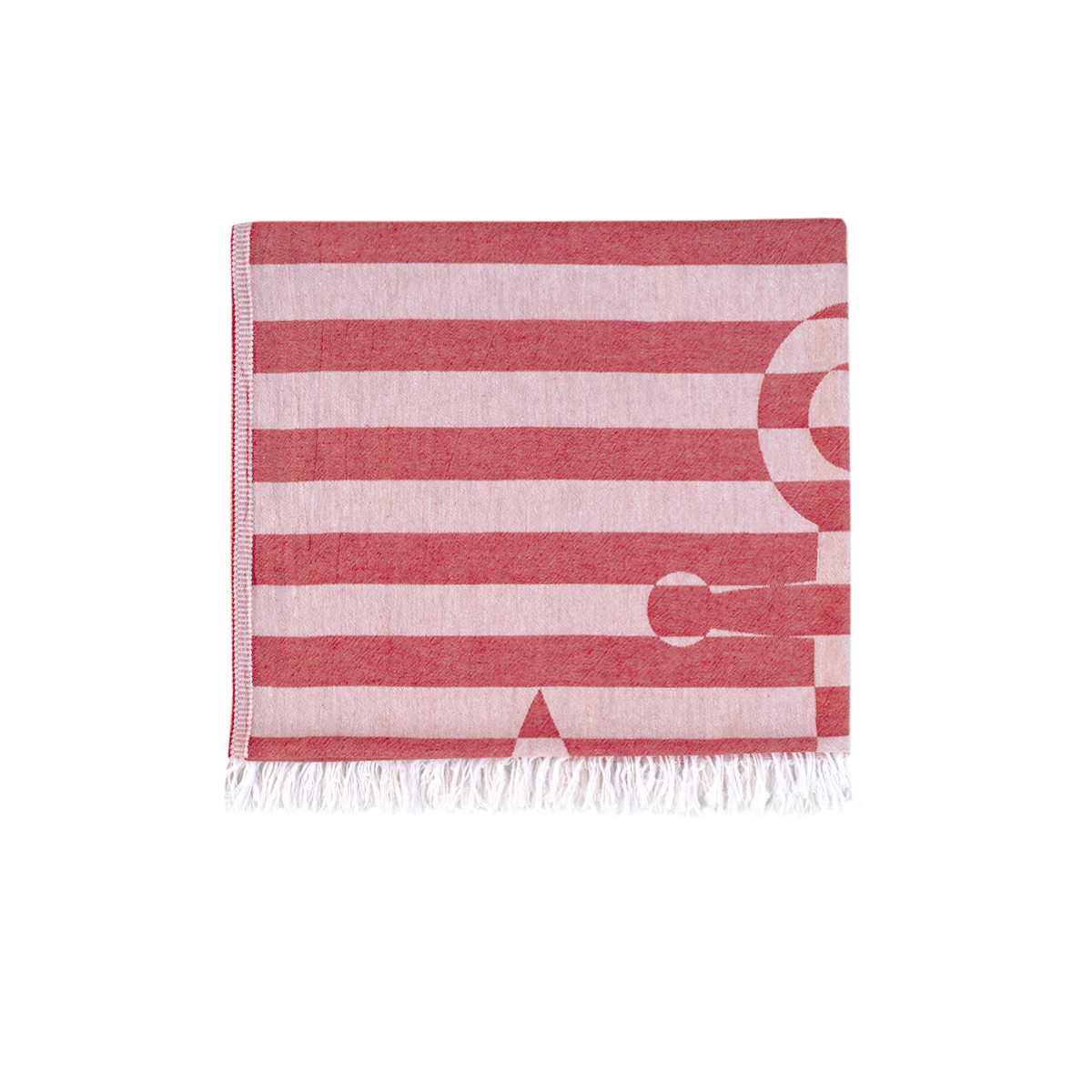 Рушник Barine Pestemal - Undercover Anchor 95*175 Red червоний - фото 2