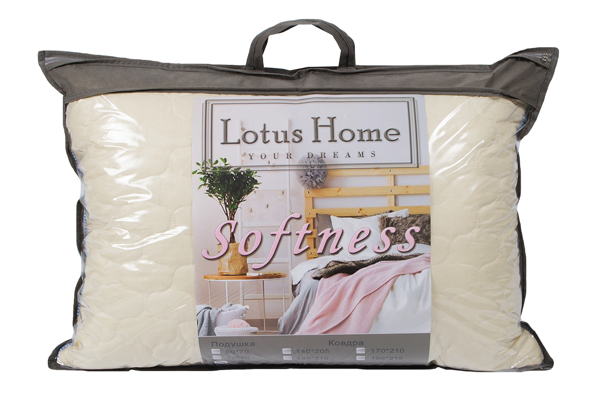 Подушка Lotus 50*70 - Softness Molly кавовий - фото 5