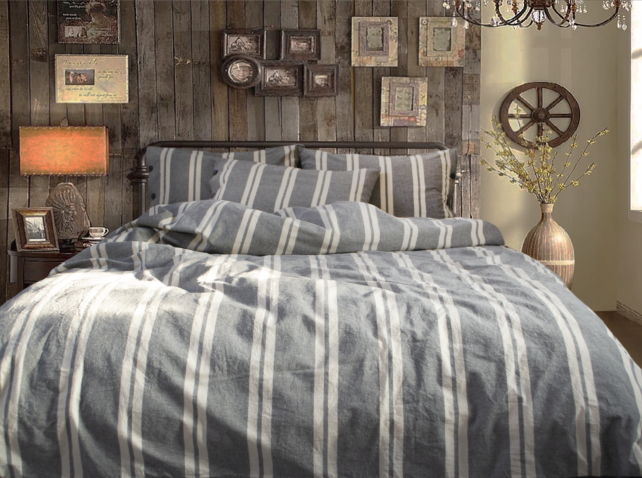 Постільна білизна Lotus Home Washed cotton - Kanden сімейний - фото 2