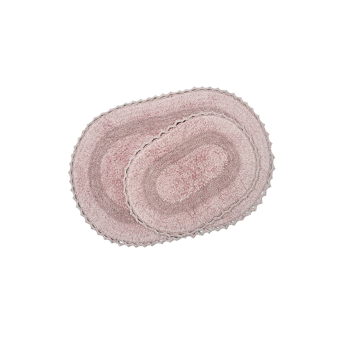 Набір килимків Irya - Vermont g.kurusu пудра 60*90+40*60