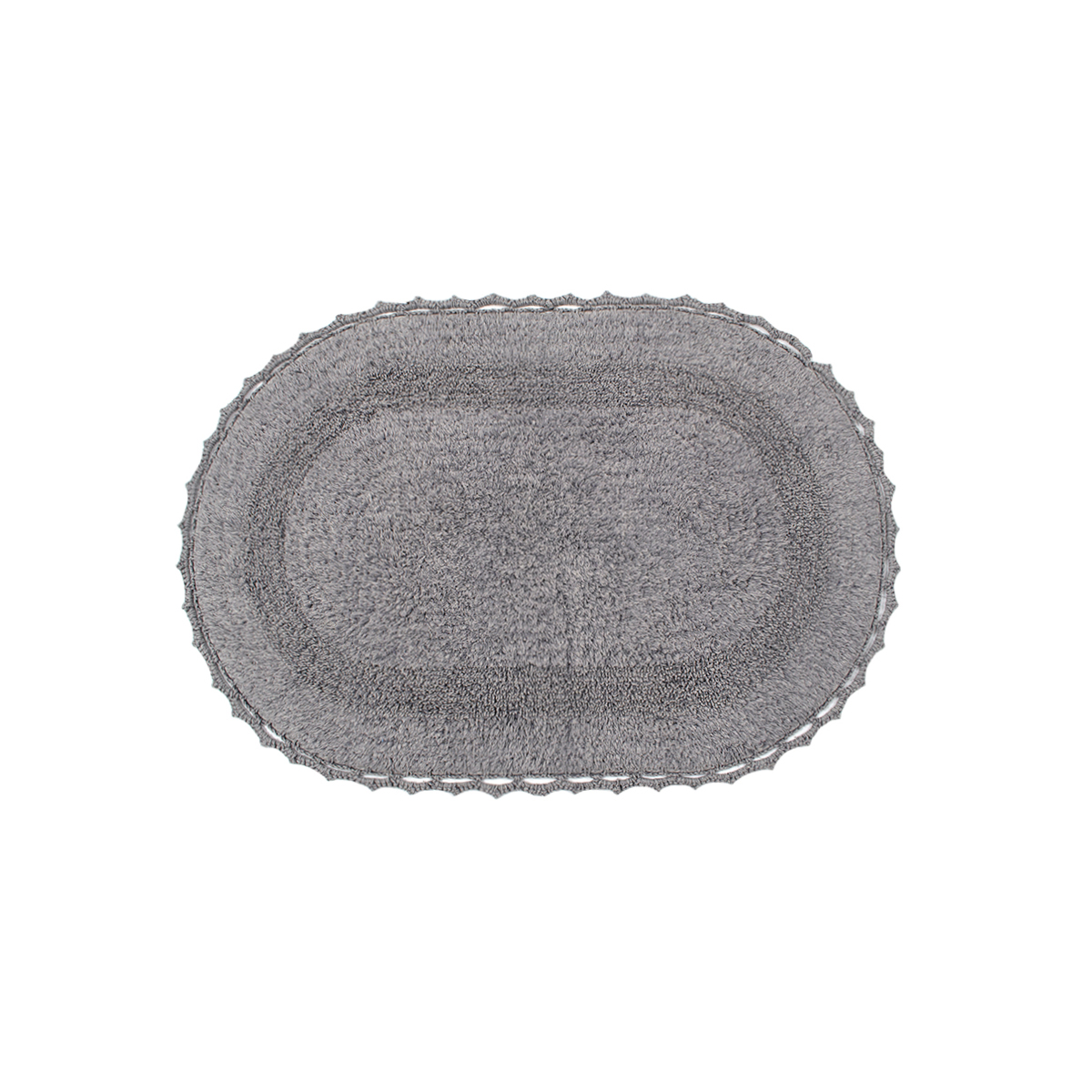 Набір килимків Irya - Vermont gri сірий 60*90+40*60 - фото 2