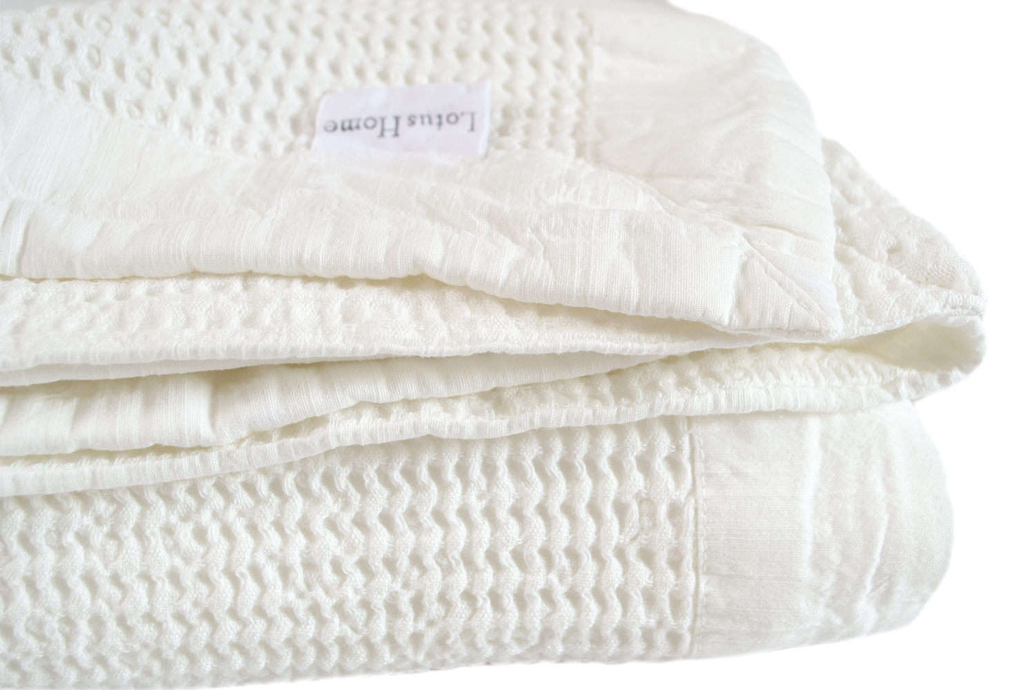 Покривало Lotus Home - Rius off white молочний 240*260 - фото 4