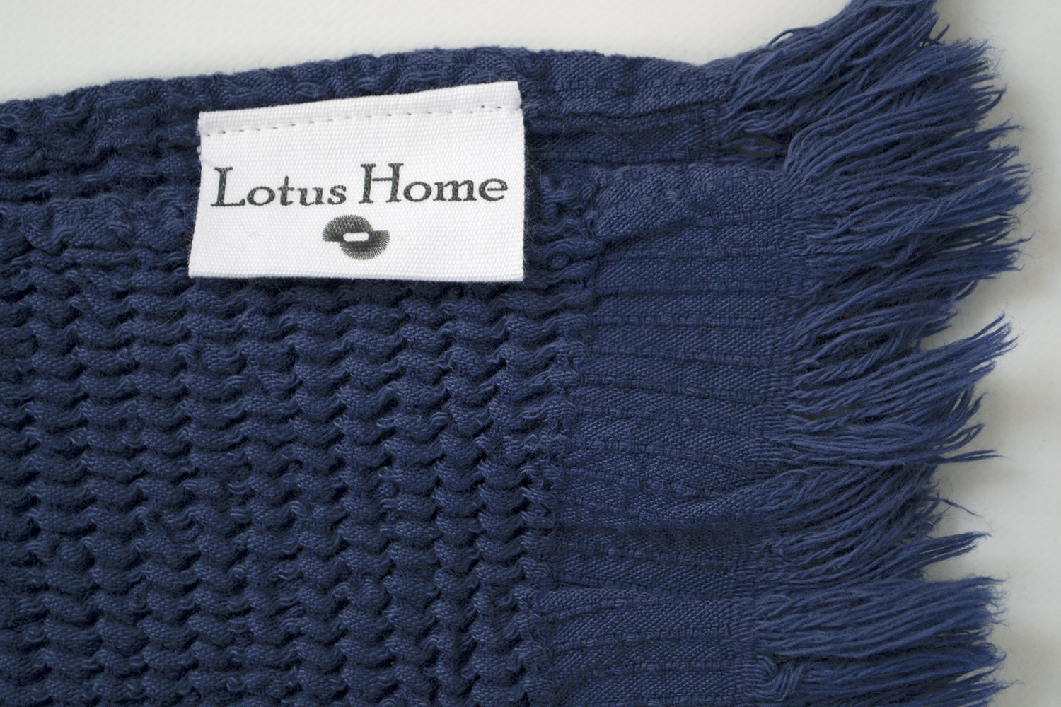 Рушник Lotus Home - Rius navy синій 90*170 - фото 3