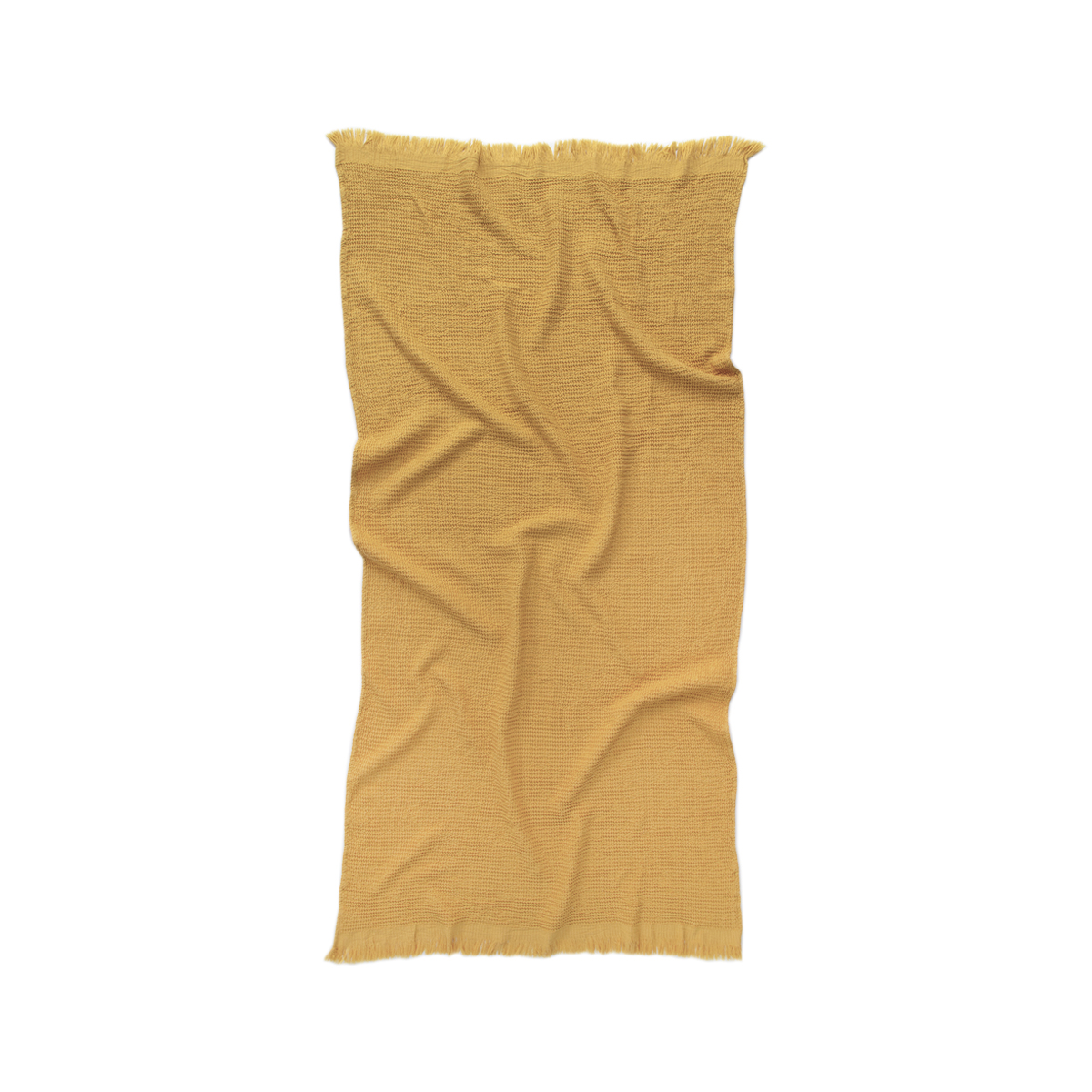 Рушник Lotus Home - Rius mustard гірчичний 90*170