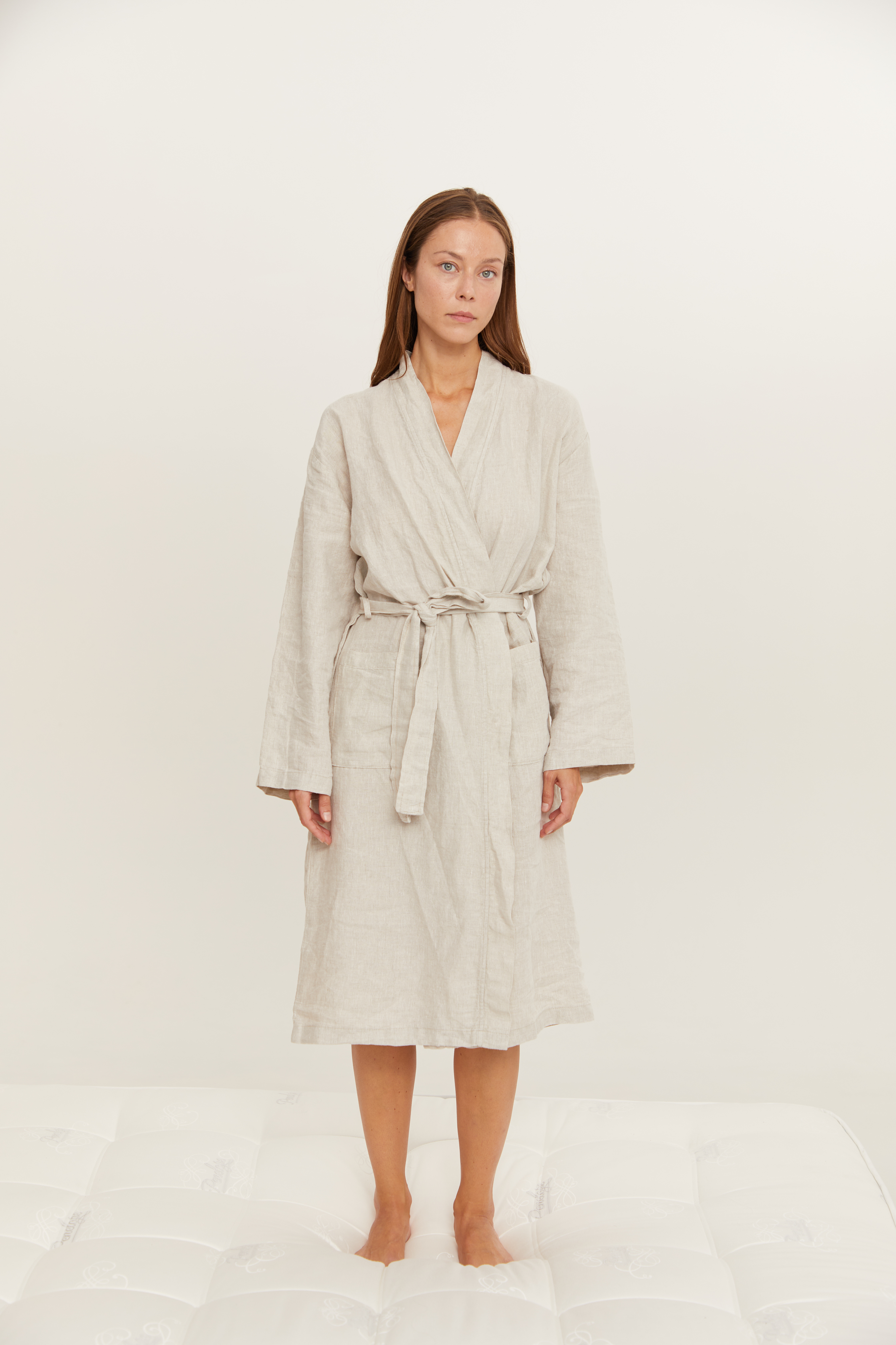 Халат Lotus Home - Mauna linen S/M - фото 2