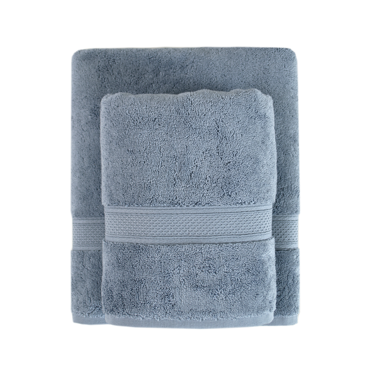 Рушник махровий Lotus Home - Grand soft twist denim денім 50*90 - фото 2