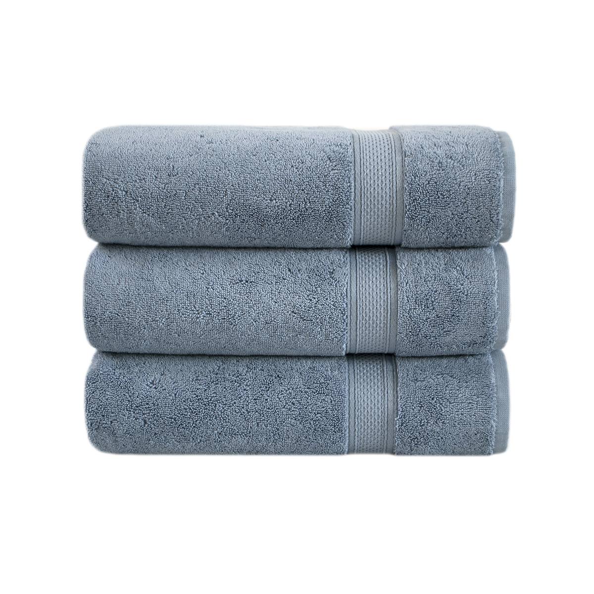 Рушник махровий Lotus Home - Grand soft twist denim денім 50*90