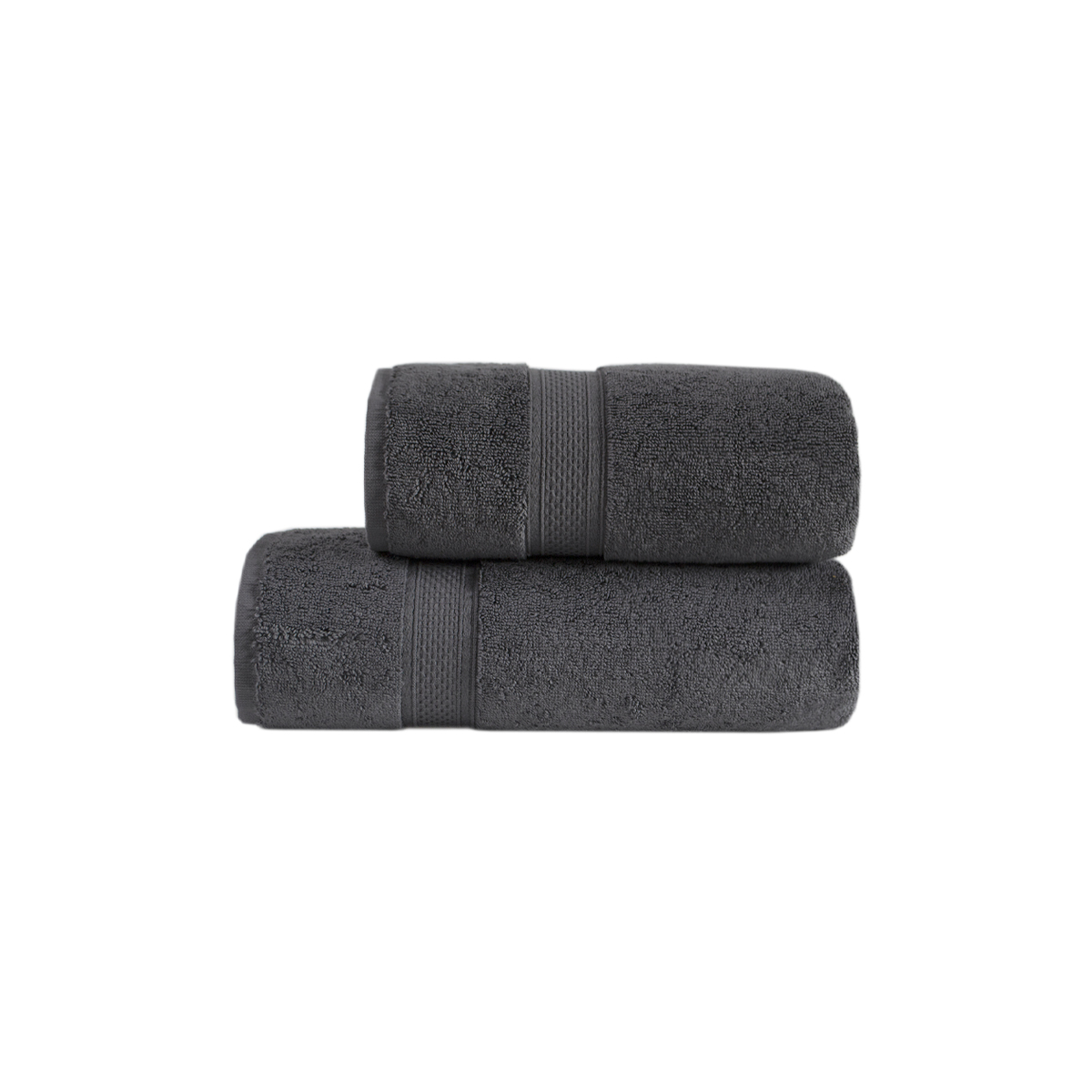 Рушник махровий Lotus Home - Grand soft twist antrasit антрацит 90*150 - фото 6