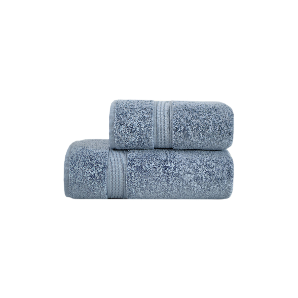 Рушник махровий Lotus Home - Grand soft twist denim денім 90*150 - фото 6